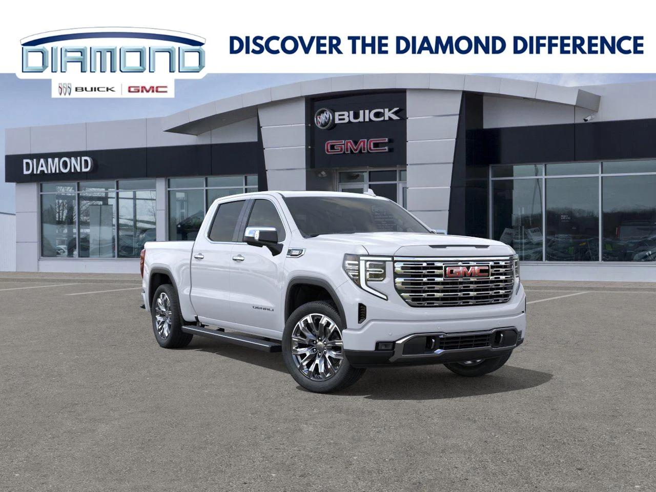 New 2026 Glacier White Tricoat GMC Denali image 1