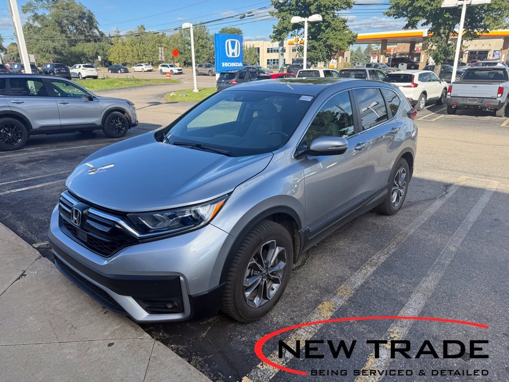 Certified Used 2022 Lunar Silver Metallic Honda AWD EX-L image 1
