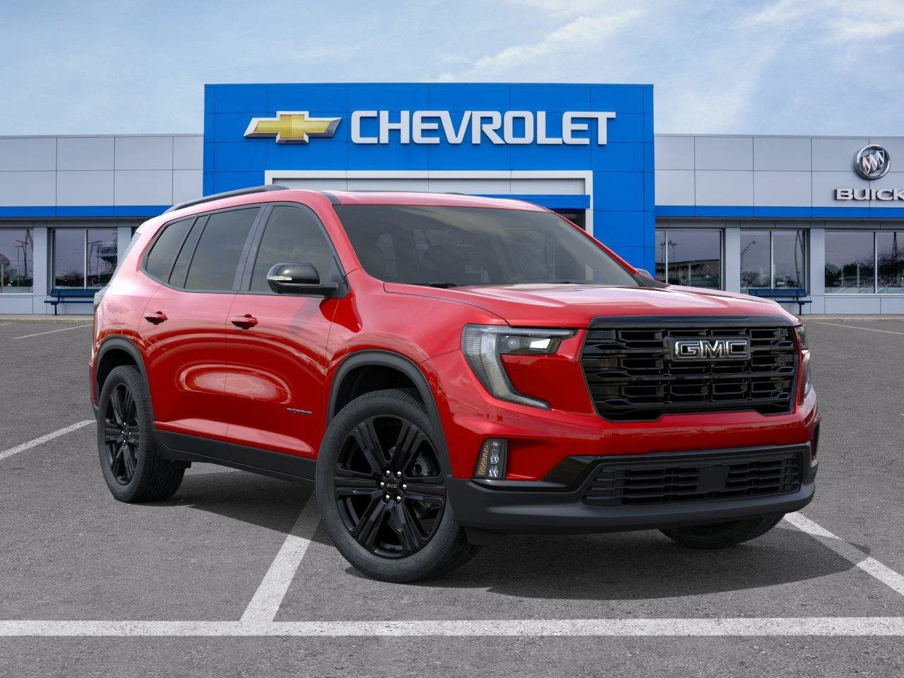 New 2027 Volcanic Red Tintcoat GMC Elevation image 7
