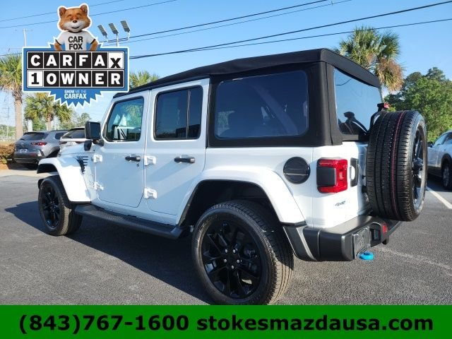 Used 2023 White Jeep Sahara 4xe image 9
