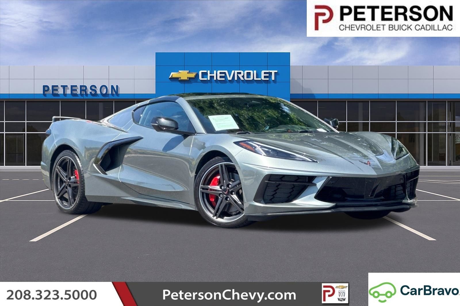 Used 2024 Gray Chevrolet Stingray image 1