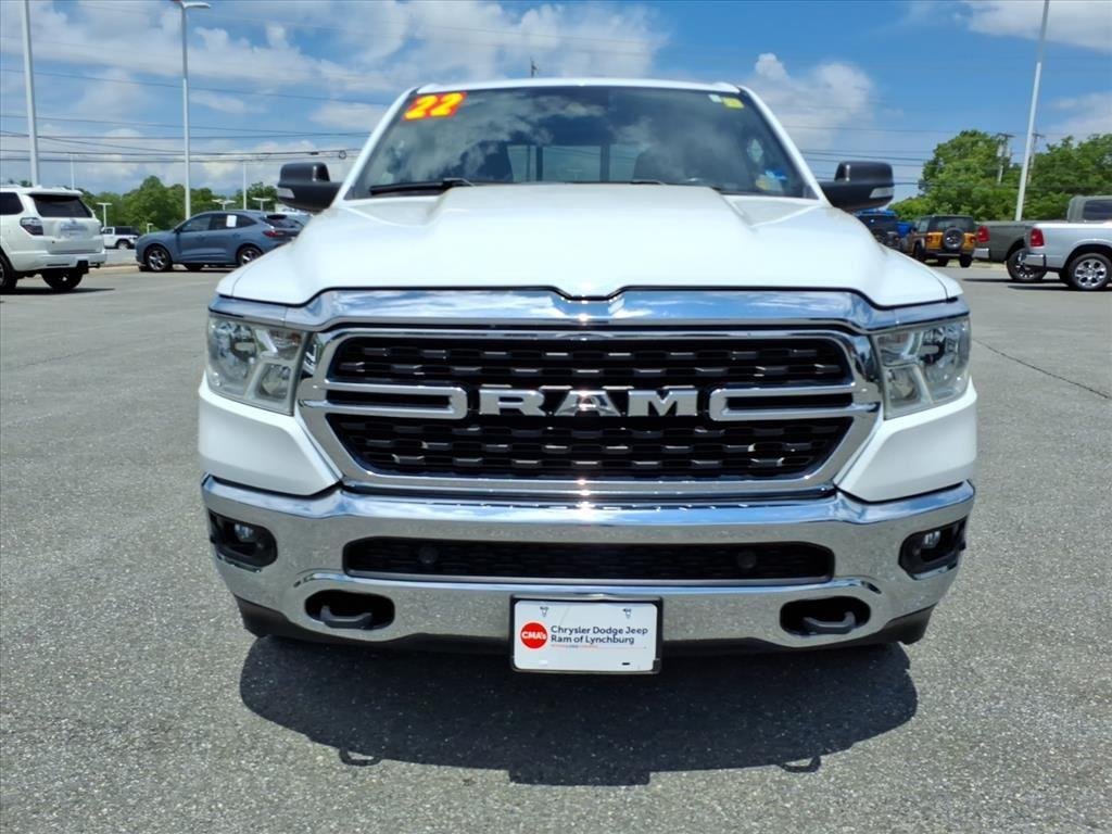 Used 2022 Bright White Clearcoat Ram Big Horn image 9