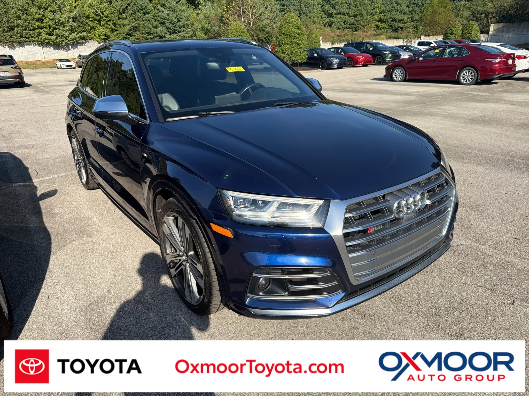 Used 2018 Navarra Blue Metallic Audi Prestige image 1