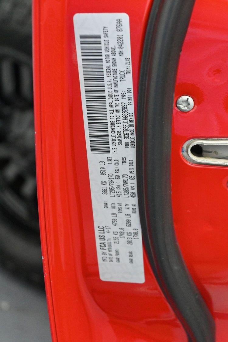 Used 2017 Flame Red Clearcoat Ram Power Wagon image 42