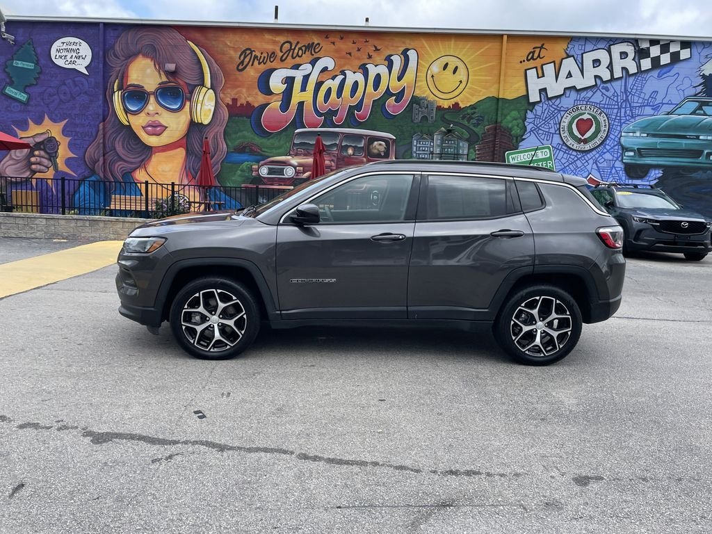 Used 2024 Jeep Compass Latitude with VIN 3C4NJDBN7RT605975 for sale in Worcester, MA
