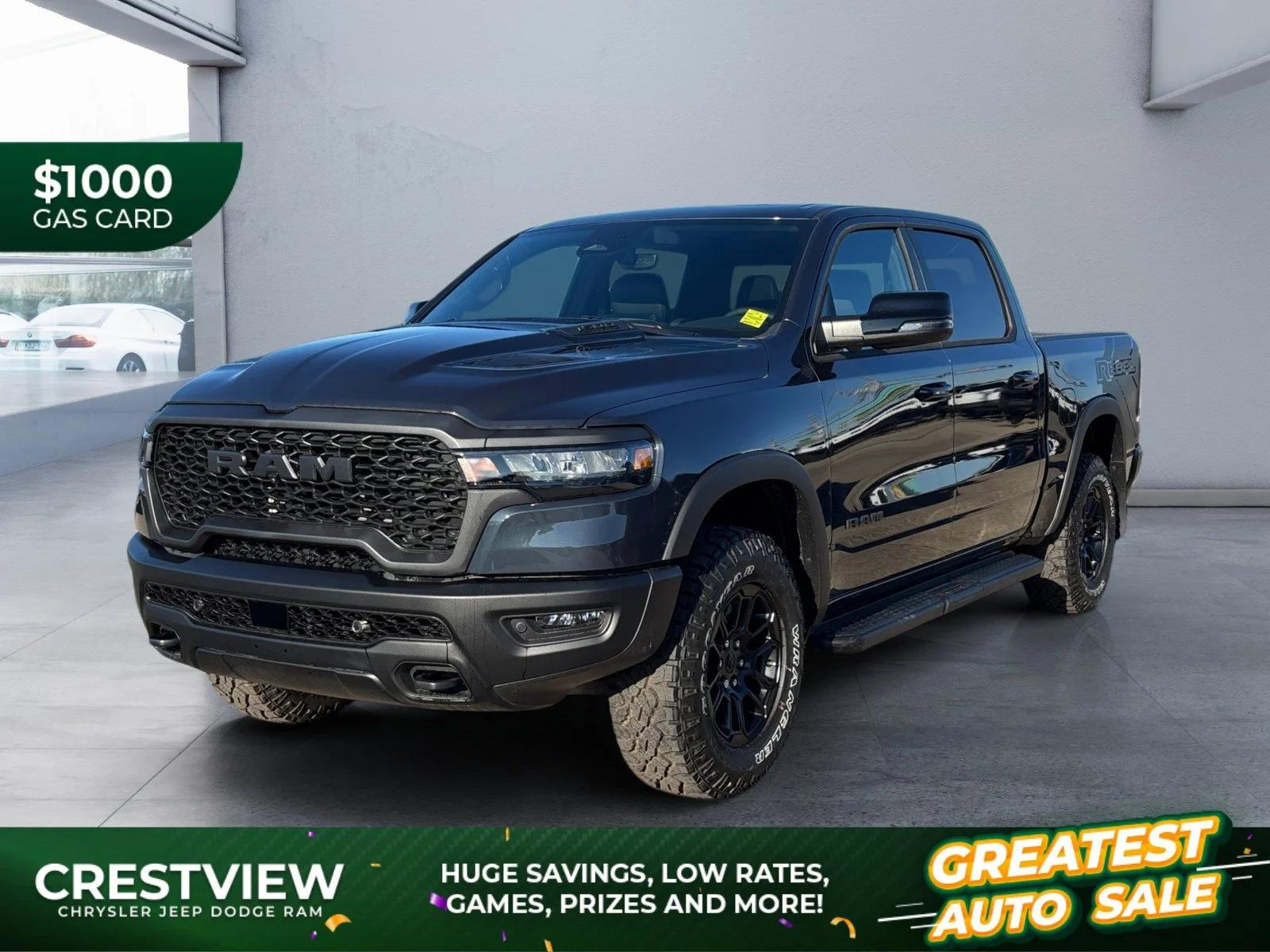 New 2027 Forged Blue Metallic Ram Rebel image 1