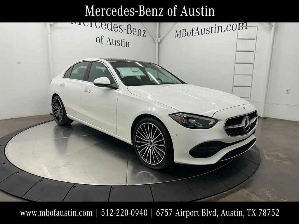 New 2026 White Mercedes-Benz C 300 image 1
