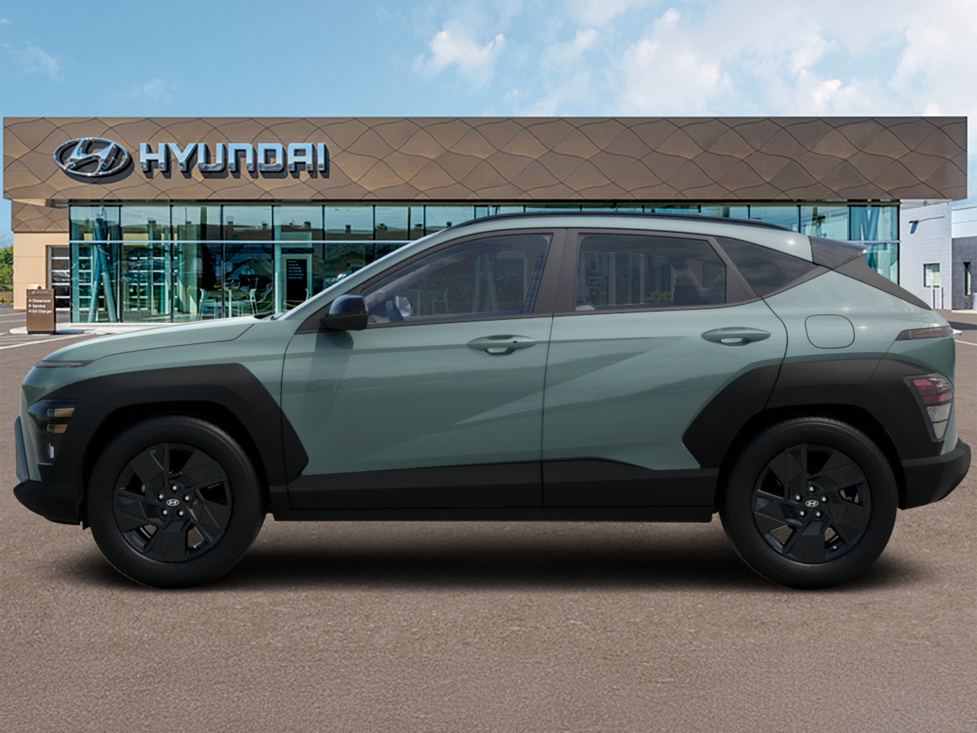 New 2027 Green Hyundai SEL Sport AWD image 6
