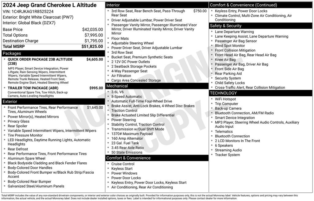 Used 2024 White Jeep Altitude image 22