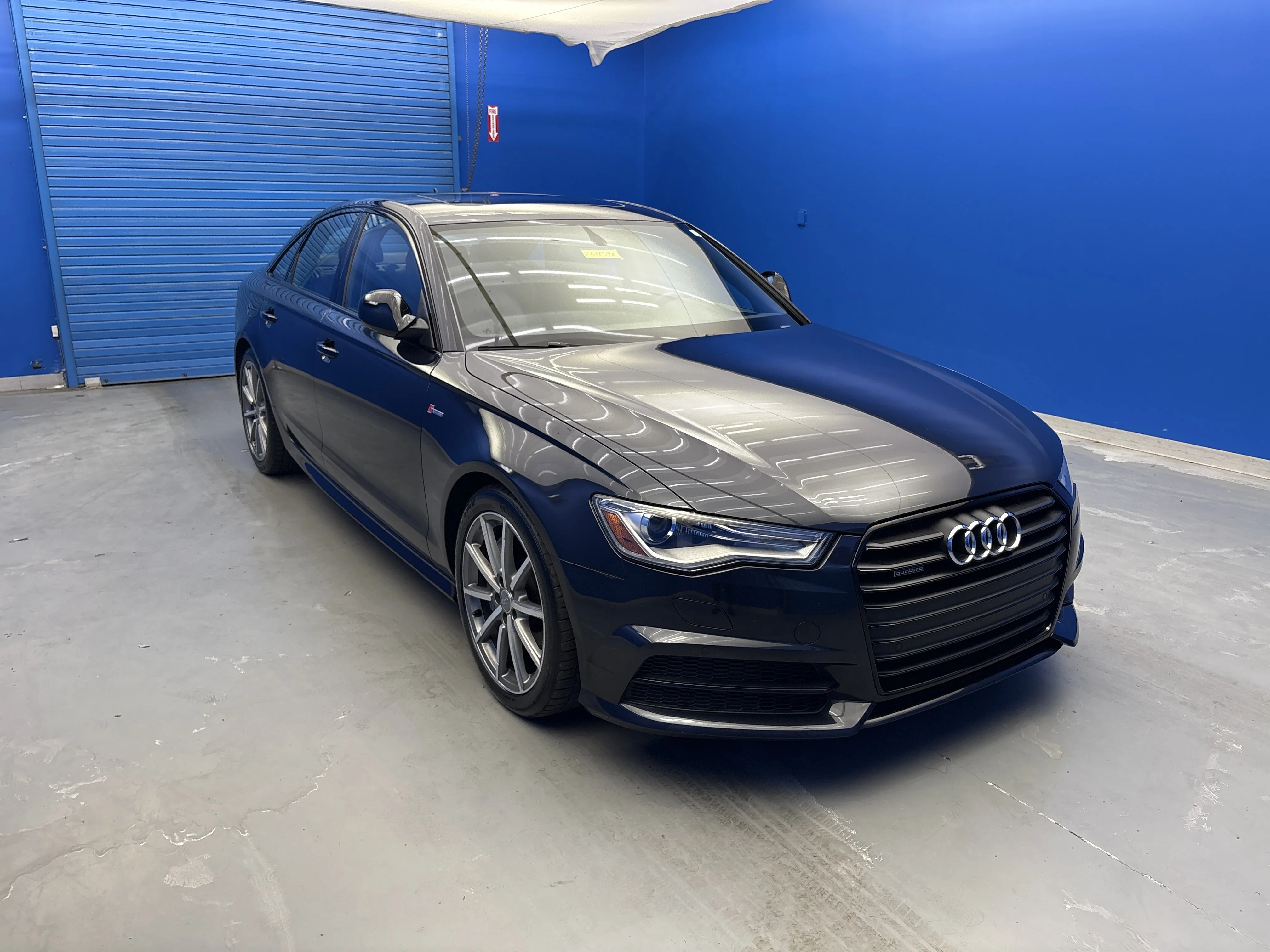 Used 2018 Moonlight Blue Metallic Audi Premium image 2
