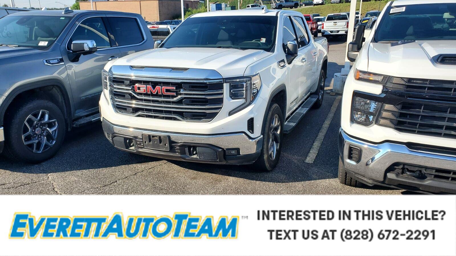 Used 2022 Summit White GMC SLT image 1