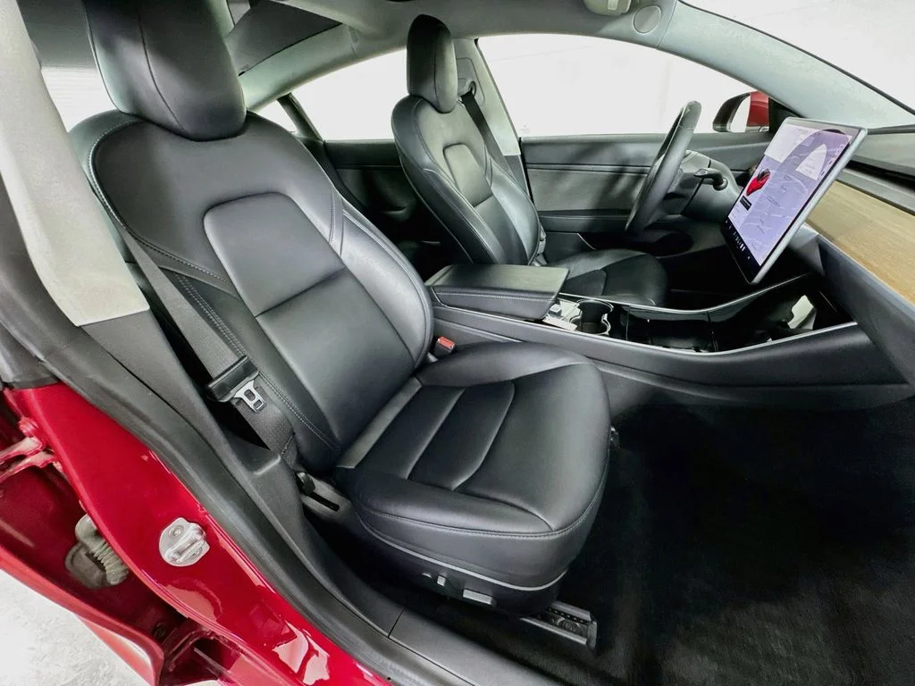 Used 2020 Red Tesla Standard image 33