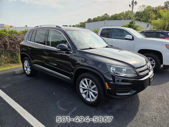 Used 2017 Black Volkswagen 2.0T Wolfsburg Edition image 3