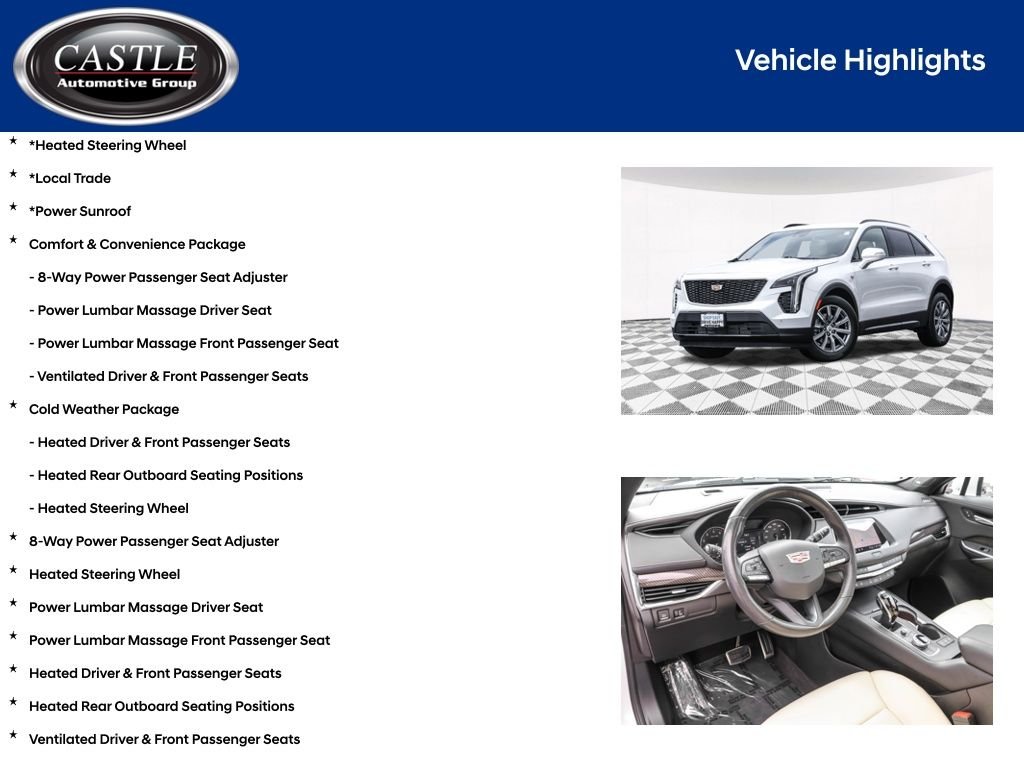 Used 2023 White Cadillac Sport image 4