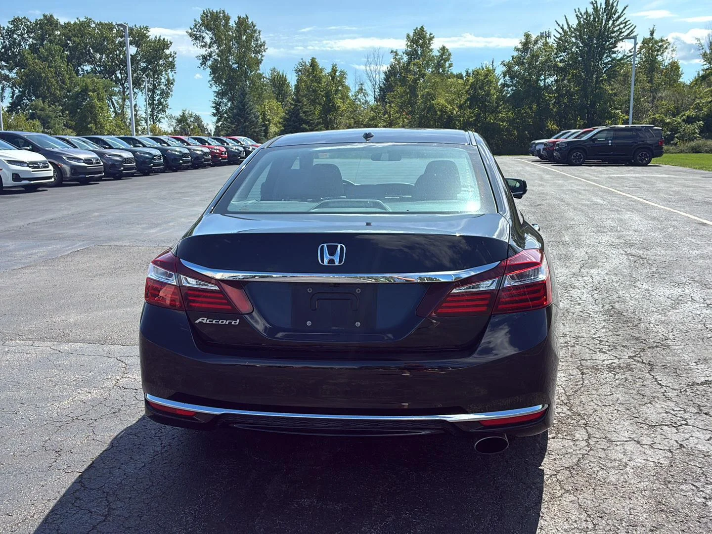 Used 2017 Crystal Black Pearl Honda EX image 25