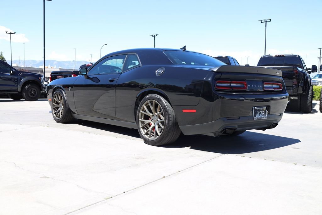 Used 2015 Pitch Black Clearcoat Dodge SRT Hellcat image 4
