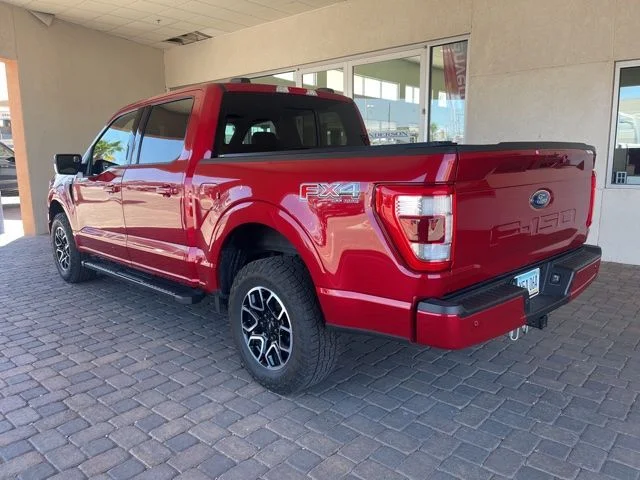 Used 2022 Rapid Red Metallic Tinted Clearcoat Ford Lariat image 2
