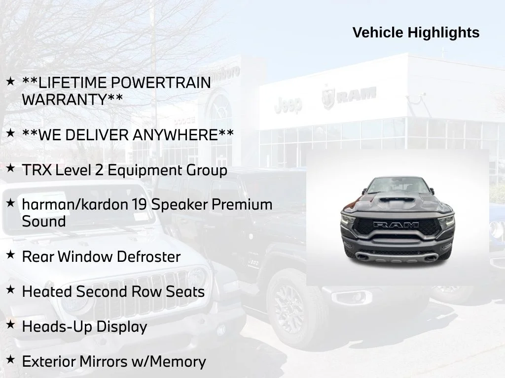 Used 2023 Black Ram TRX image 5