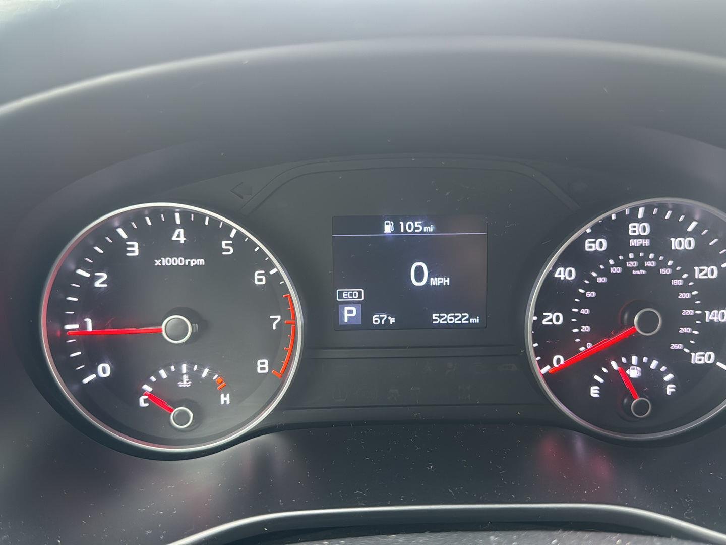 Used 2021 Black Cherry Kia LX image 17