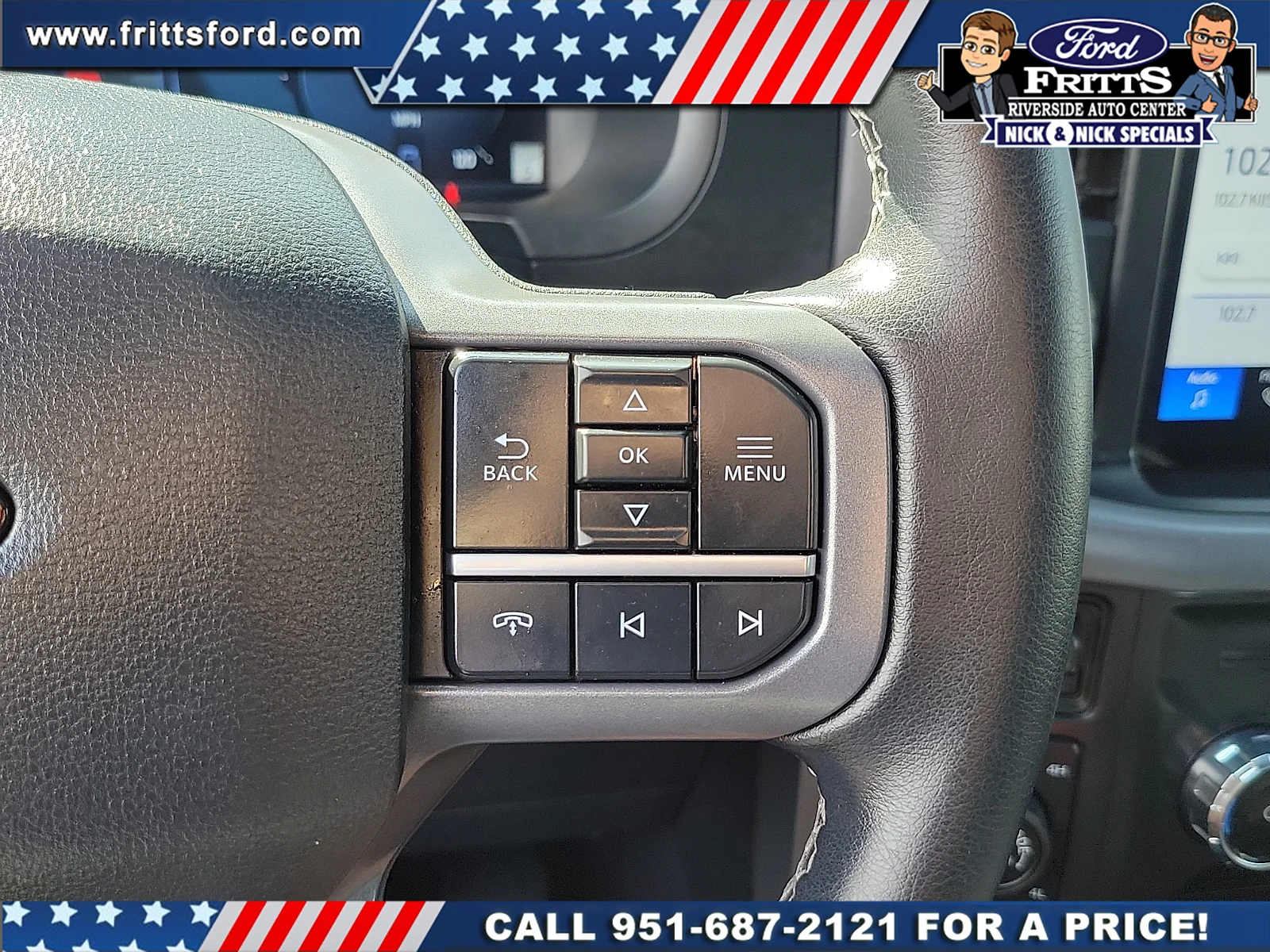 Certified Used 2025 White Metallic Ford XLT image 7