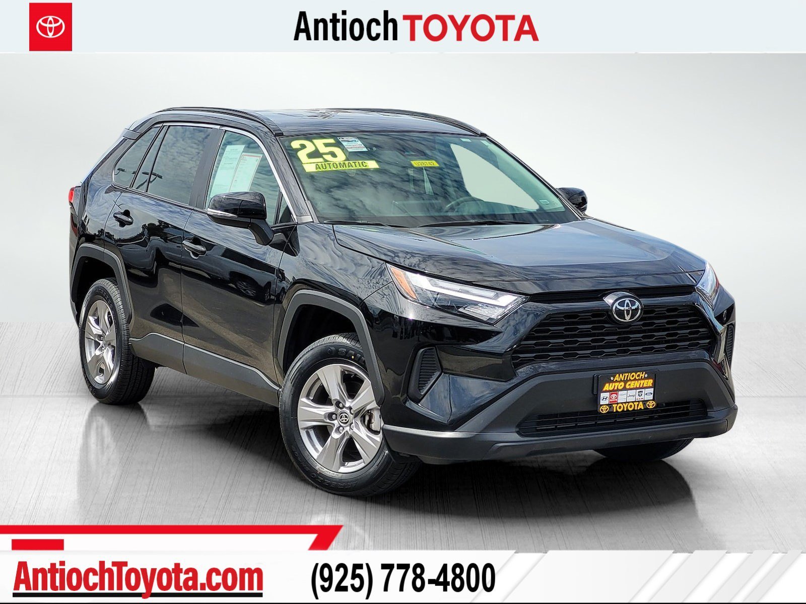 Certified Used 2025 Black Toyota XLE image 1