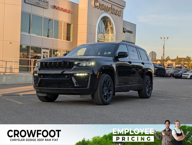 2026 Jeep Grand Cherokee L Summit - - 4x4 - 324HP Turbo I4 - Adaptive Cruise Control - Blind Spot Monitor & More!