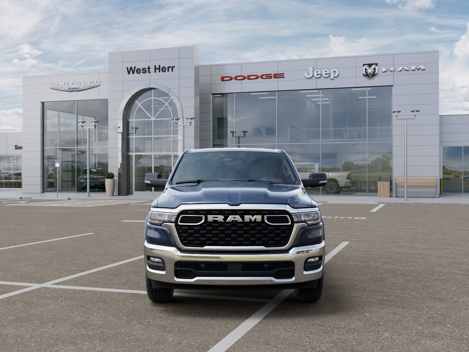 New 2026 Forged Blue Metallic Exterior Paint RAM RAM 1500 BIG HORN CREW CAB 4X4 image 32