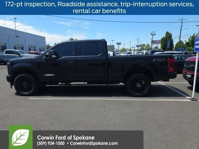 Used 2021 Agate Black Metallic Ford Lariat image 4