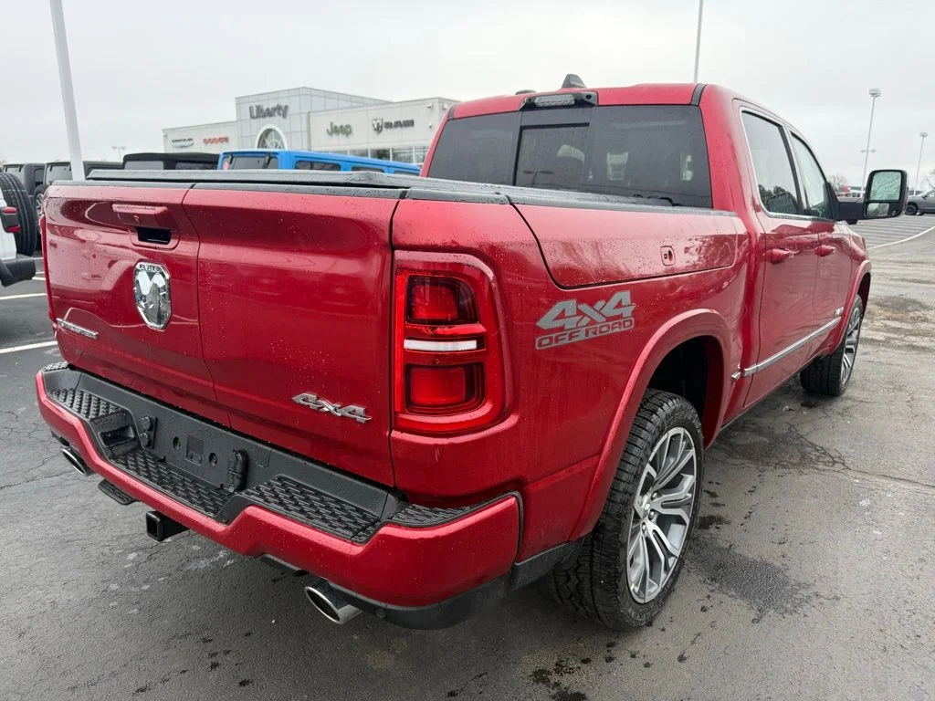 New 2026 Molten Red Pearl-Coat Exterior Paint RAM Tungsten image 3