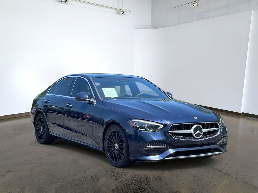 Used 2023 Lunar Blue Metallic Mercedes-Benz C 300 image 3