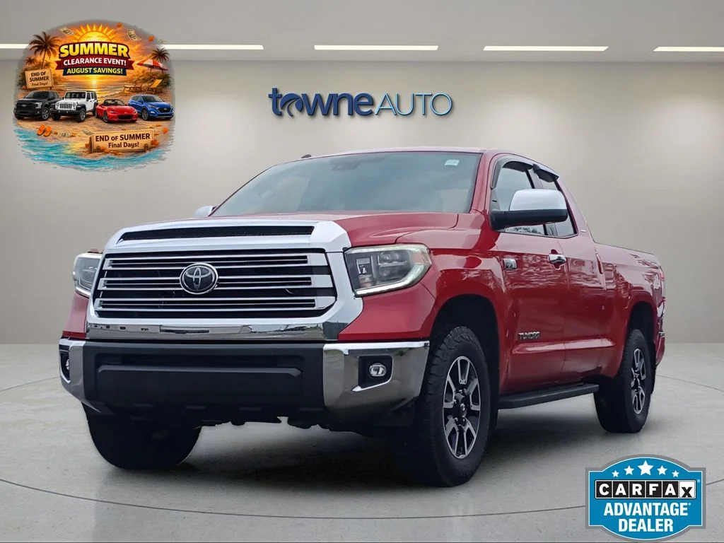 Used 2018 Red Toyota Limited image 1