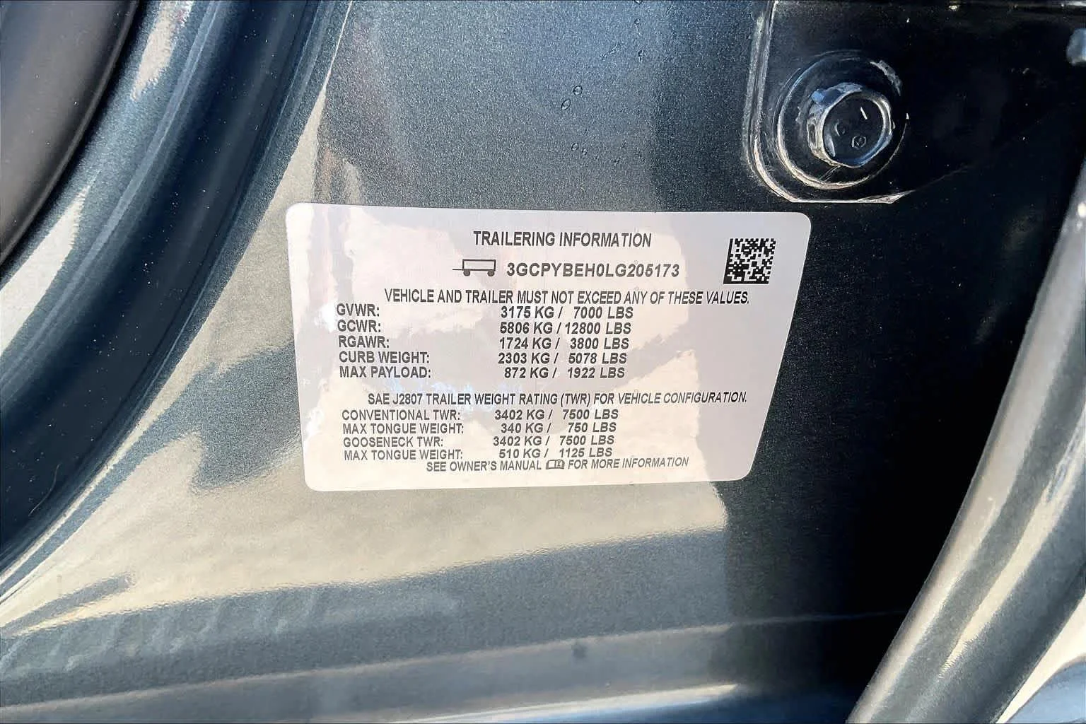Used 2020 Shadow Gray Metallic Chevrolet Custom image 33