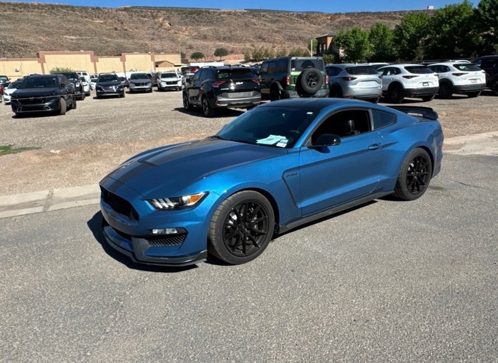 Used 2019 Blue Metallic Ford Shelby GT350 image 1