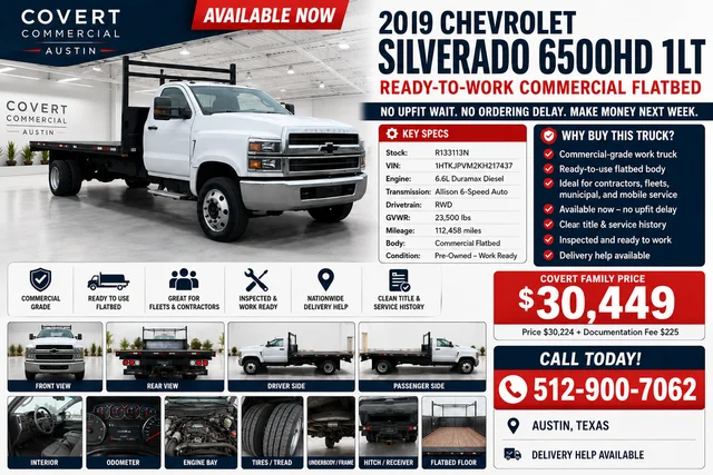2019 Chevrolet Silverado 6500HD 1LT