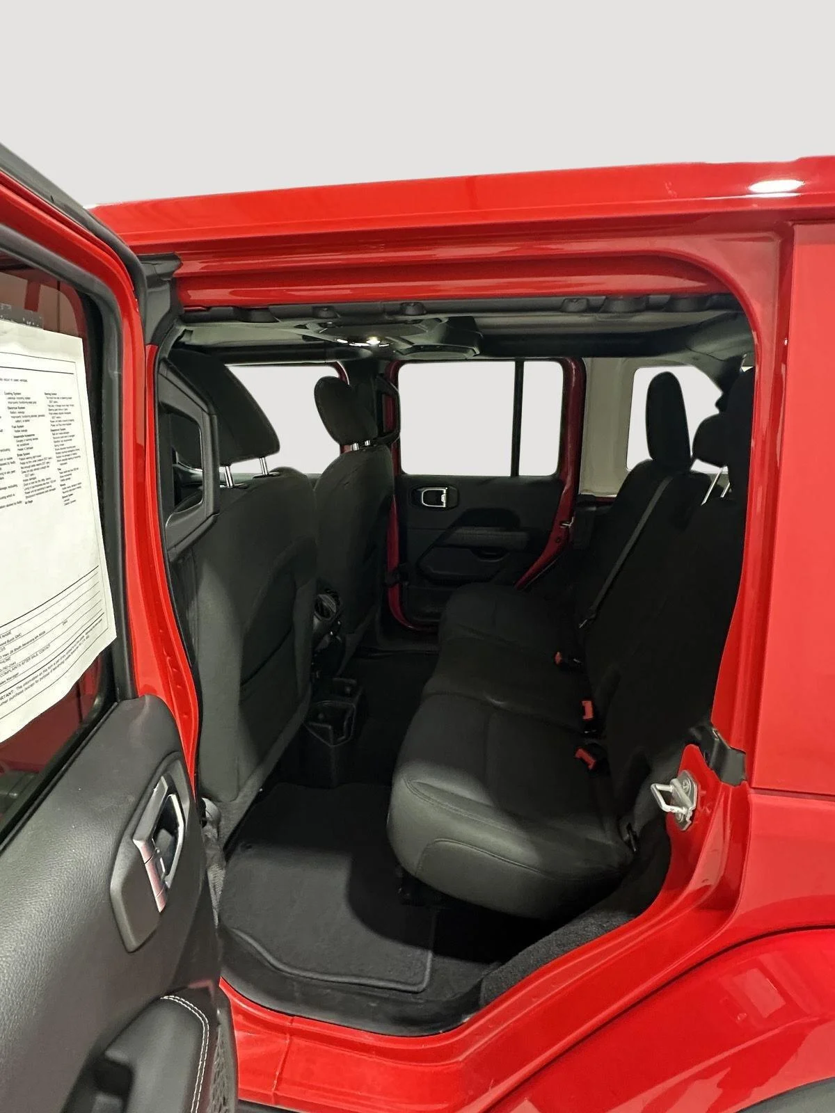 Used 2021 Firecracker Red Jeep Unlimited Sahara image 19