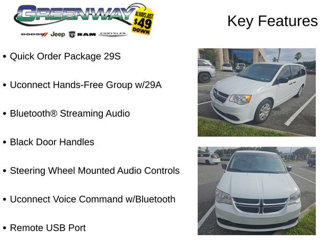 Used 2020 White Knuckle Clearcoat Dodge SE image 2
