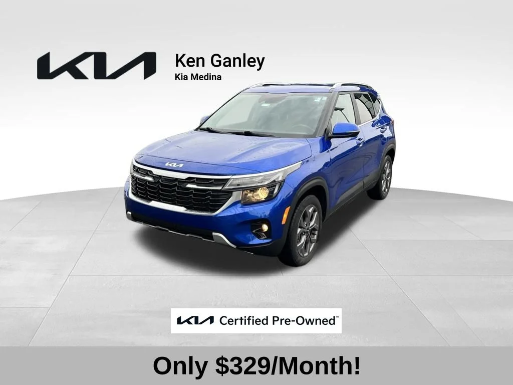Certified Used 2024 Blue Kia S image 1