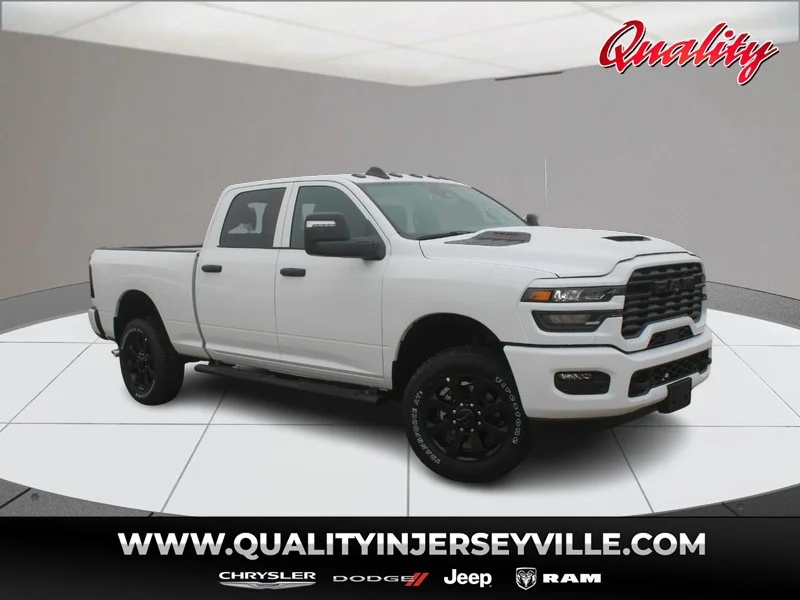 New 2026 Bright White Clear-Coat Exterior Paint RAM Black Express image 1