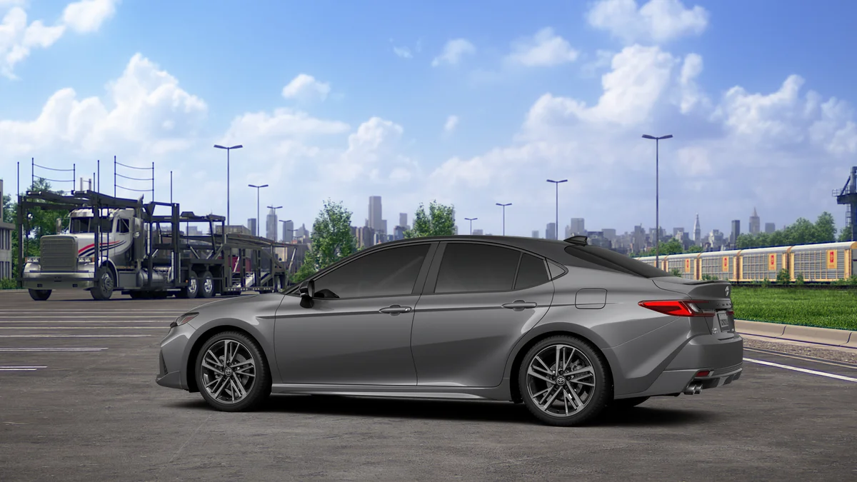 New 2026 Heavy Metal with Midnight Black Metallic roof Toyota XSE image 5