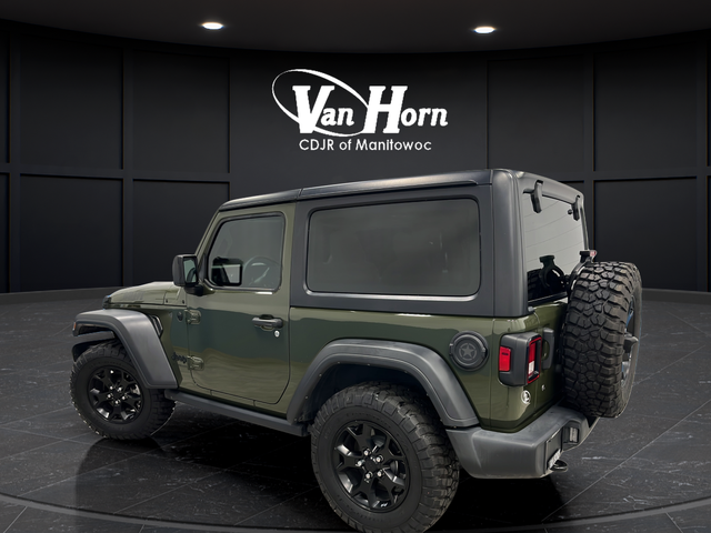 Used 2022 Sarge Green Clearcoat Jeep Sport image 5
