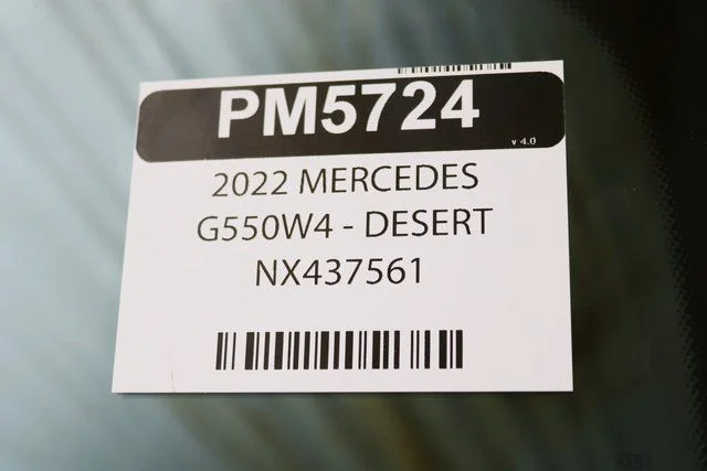 Used 2022 G manufaktur Desert Silver Metallic Mercedes-Benz G 550 image 36