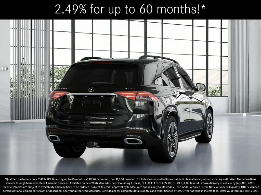 New 2026 Obsidian Black Metallic Mercedes-Benz GLE 450 image 65