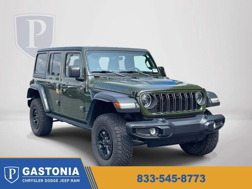 Used 2023 Green Jeep Rubicon 20th Anniversary Edition 4xe image 1