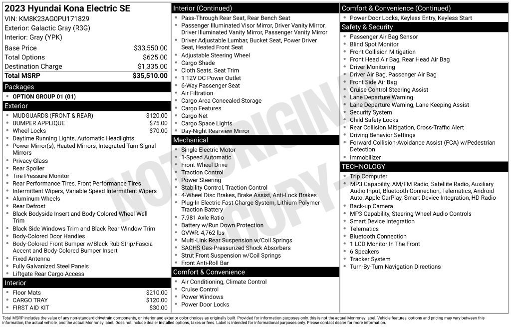 Certified Used 2023 Gray Hyundai SE image 5