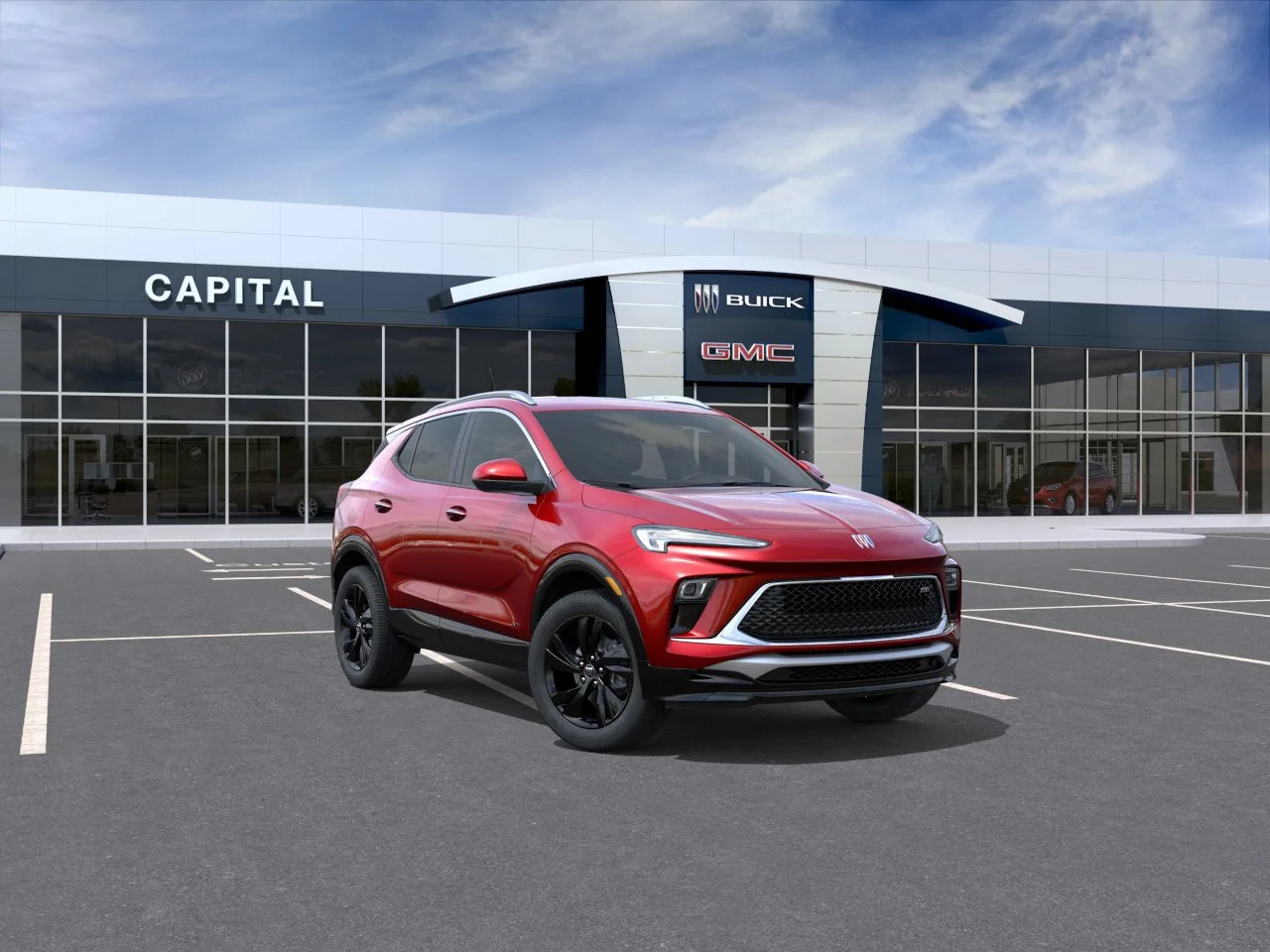 New 2026 Brilliant Red Buick Sport Touring AWD image 2