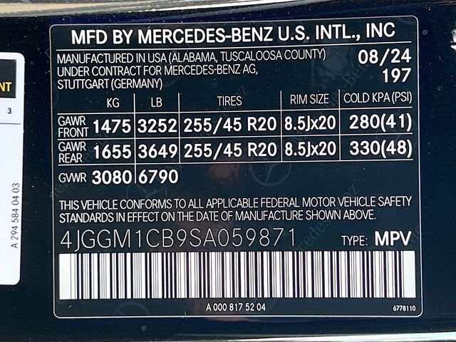 Certified Used 2025 Black Mercedes-Benz 350 SUV image 23