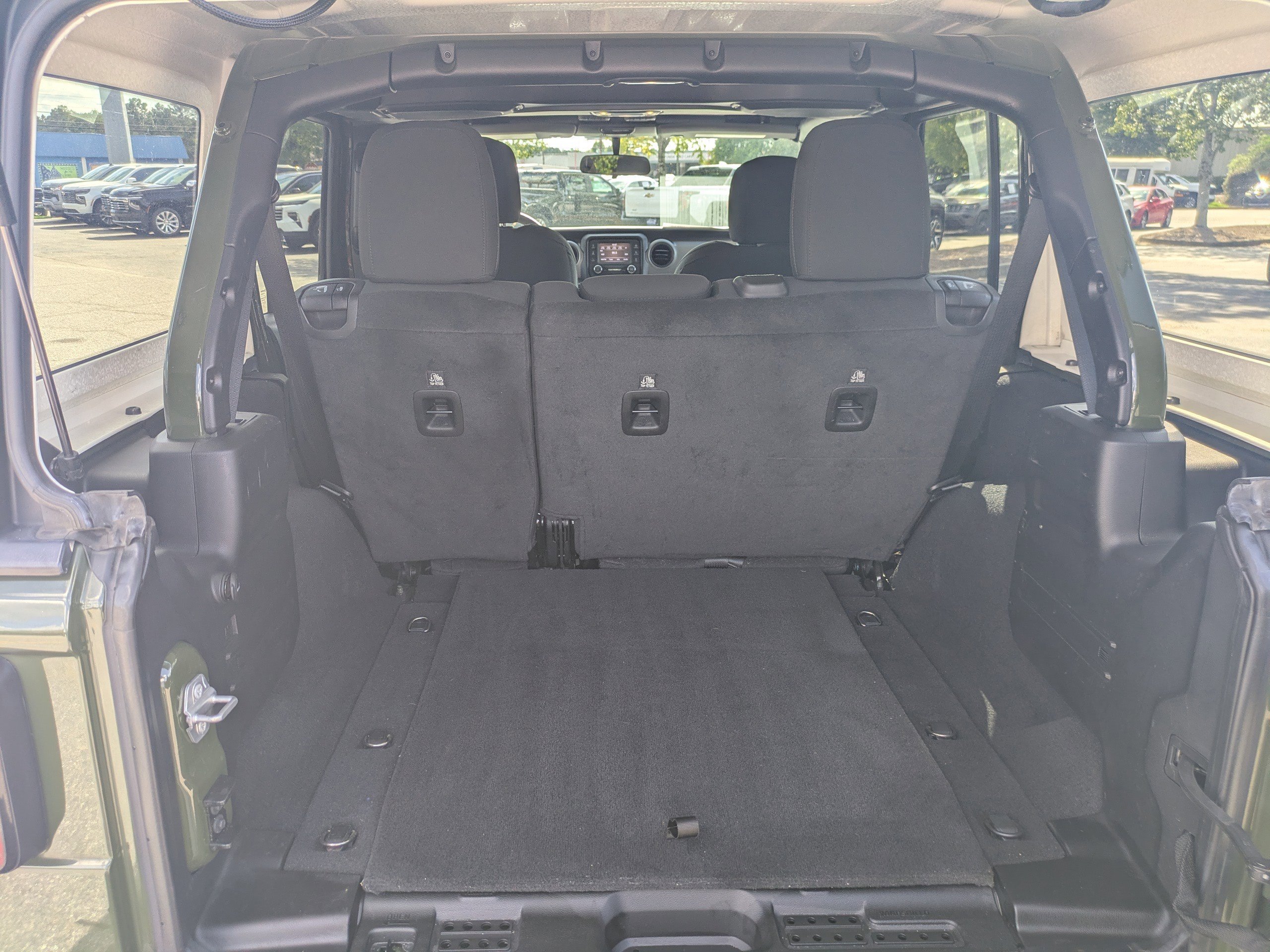 Used 2021 Sarge Green Clearcoat Jeep Unlimited Willys Sport image 13