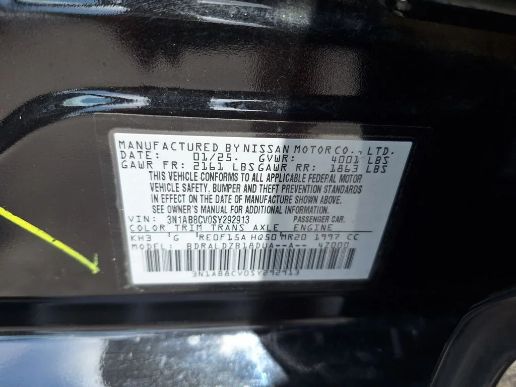 Used 2025 Black Nissan SV image 26