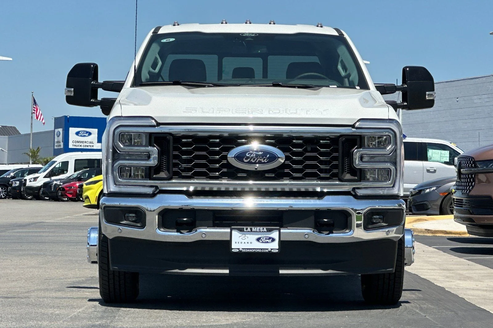 New 2026 Star White Metallic Tri-Coat Ford F-350® Lariat® image 8