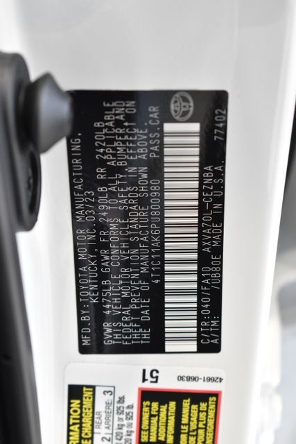 Certified Used 2023 White Toyota LE image 25